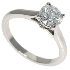 CARTIER Authentic Silver Diamond Ring